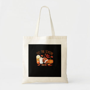 Tote Bag C'Est La Saison Football Citrouille Thanksgiving A