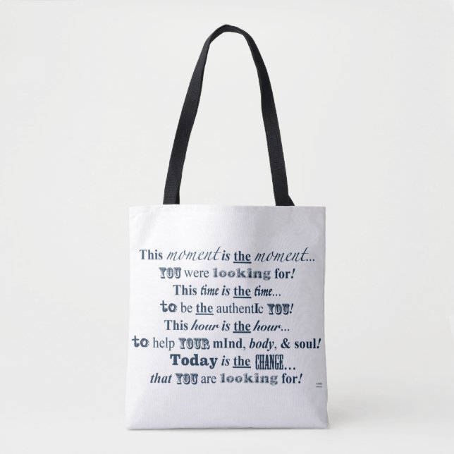 Tote Bag C'Est Le Moment (Devant)