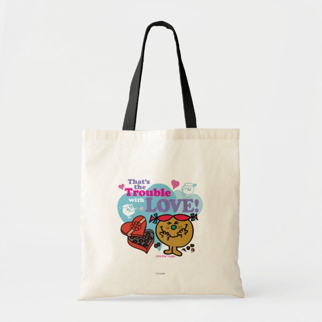 Tote Bag C'est le problème avec l'amour ! (Devant)