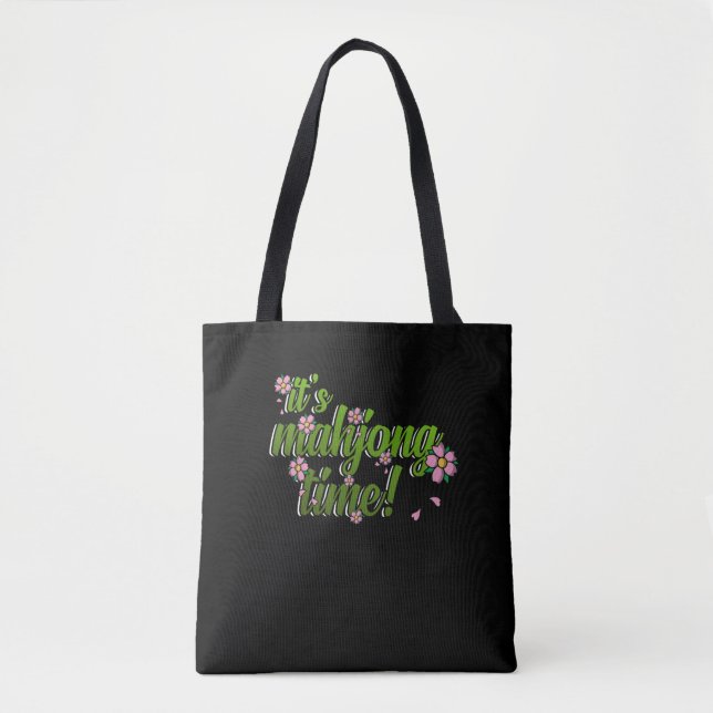 Tote Bag C'est Mahjong Time Game Mahjong Joueur Jeux (Devant)