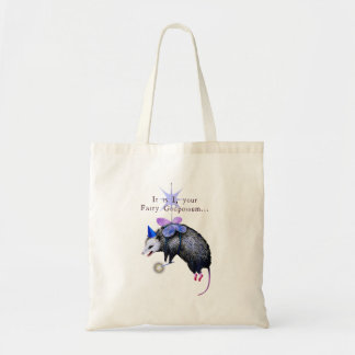 Tote Bag C'Est Moi Votre Fée Dieu Possum Drôle Opossum