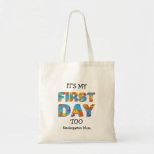 Tote Bag C'EST MON PREMIER JOUR AUSSI Jigsaw Kindergarten M