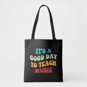 Tote Bag C'est un bon jour pour apprendre la musique I