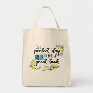 Tote Bag C'est un jour parfait pour lire un grand livre