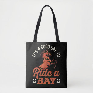 Tote Bag C'est une bonne journée pour faire du cheval de la