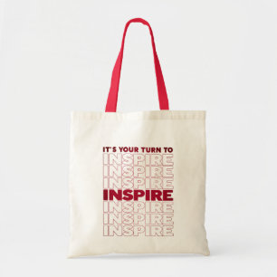 Tote Bag C'est votre tour d'inspirer un texte parfait