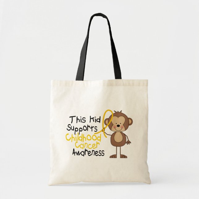 Tote Bag Cet enfant soutient la conscience de Cancer (Devant)