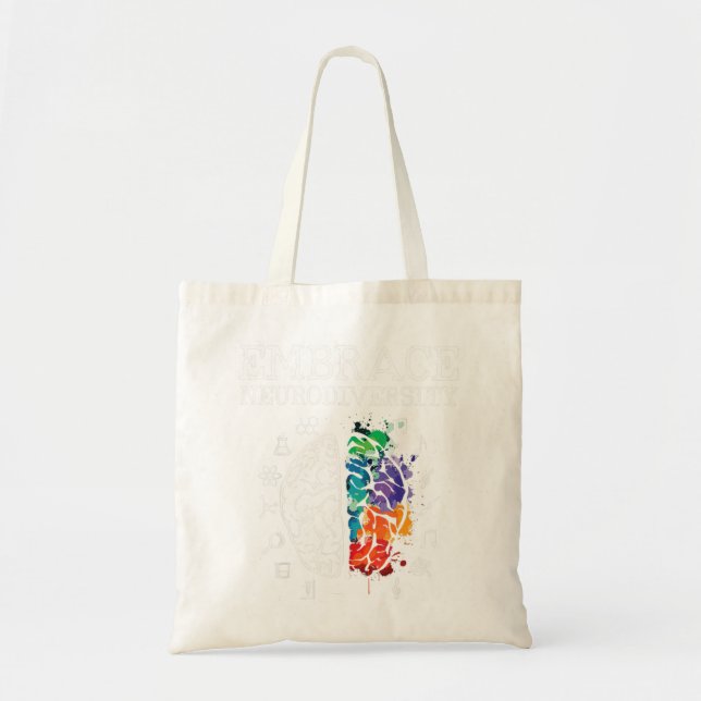 Tote Bag cette chemise cool de la neurodiversité est parfai (Devant)
