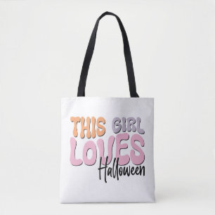 Tote Bag Cette fille adore Halloween