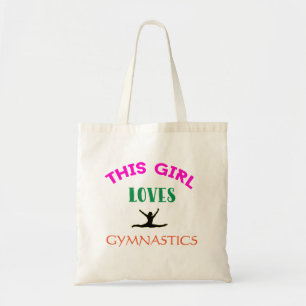Tote Bag Cette Fille Aime La Gymnastique Citation Gymnaste