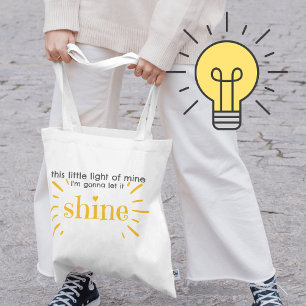 Tote Bag Cette petite lumière qui est en moi Matthieu 5 16