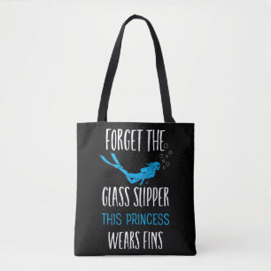 Tote Bag Cette Princesse Porte Des Fins Bleus