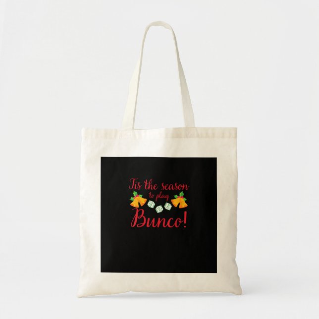 Tote Bag Cette Saison Jouer Bunco Noël Dice Ga (Devant)