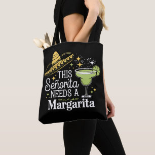 Tote Bag Cette Senorita a Besoin D'une Margarita Cinco De M