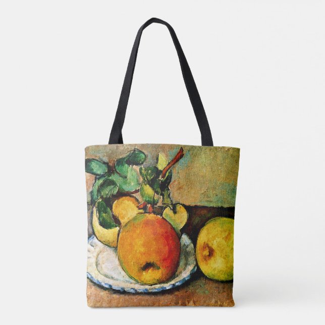 Tote Bag Cezanne - Vie morte avec pommes et poires (Dos)