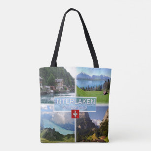 Tote Bag CH Switzerland - Interlaken - Lac Thun - Thunerse