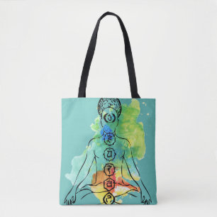 Tote Bag Chakra OM Namaste partout Fourre-tout imprimé