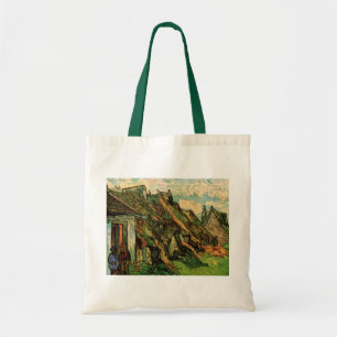 Tote Bag Chalets en grès chaulé par Vincent van Gogh