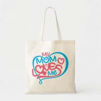Tote Bag Chaleureux "Ma mère m'aime" Conception spéciale de