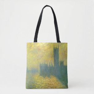 Tote Bag Chambres du Parlement, Stormy Sky par Claude Monet
