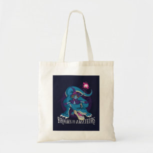 Tote Bag Chambres pour Amateurs, T-rex Riding Witch