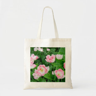 Tote Bag Champ de tulipes roses