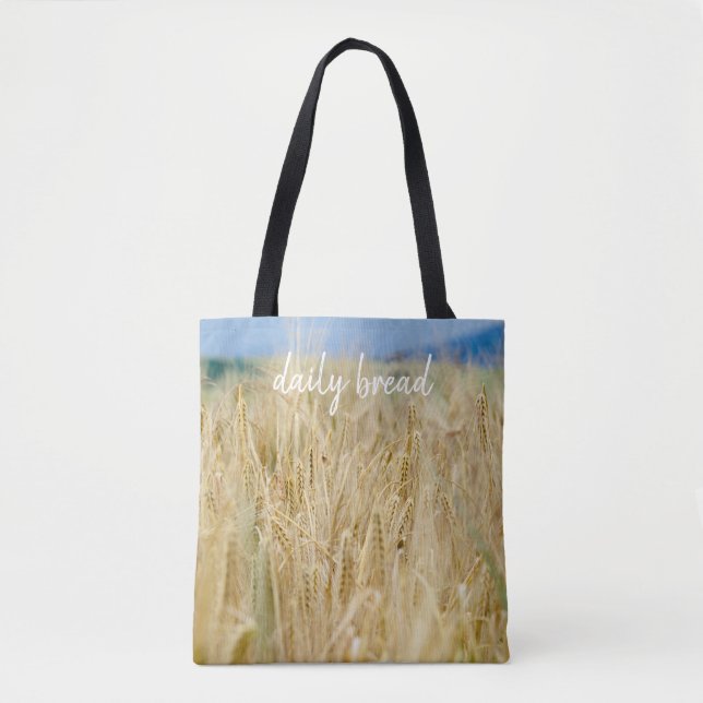 Tote Bag Champ jaune (Devant)