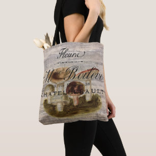 Tote Bag champignon botanique rustique hipster
