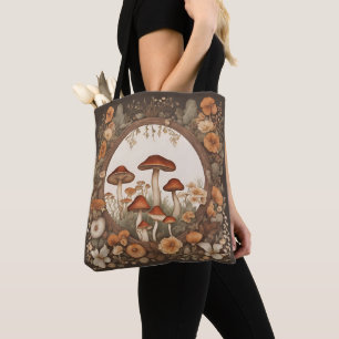 Tote Bag Champignon Cottagecore