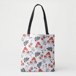 Tote Bag Champignons champignons sans couture vintage motif