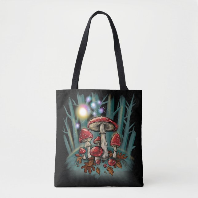Tote Bag Champignons enchantés (Devant)