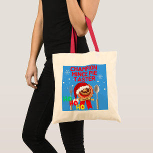Tote Bag Champion Taster de Mince Pie - Santa