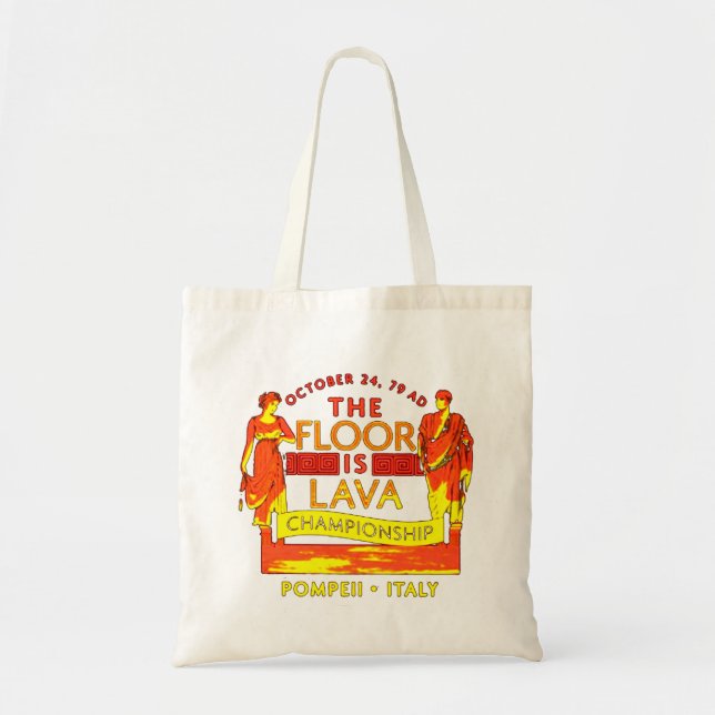 Tote Bag Championnat de Pompéi de lave (Devant)