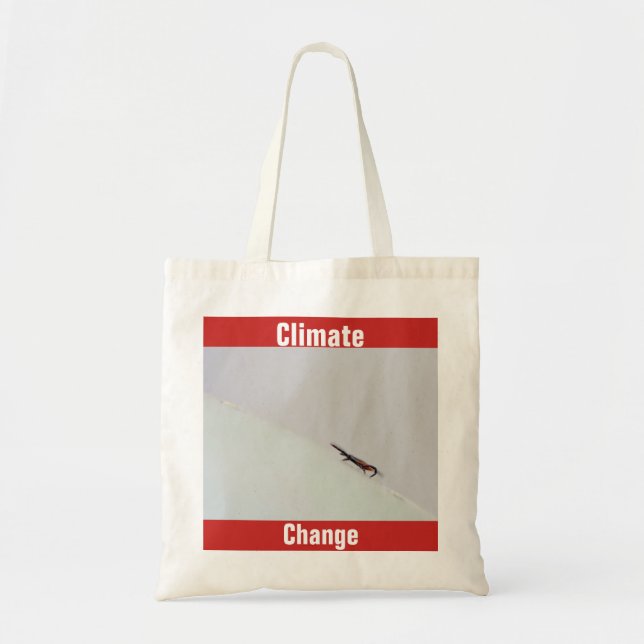 Tote Bag Changement climatique et maladies soutenues par (Devant)