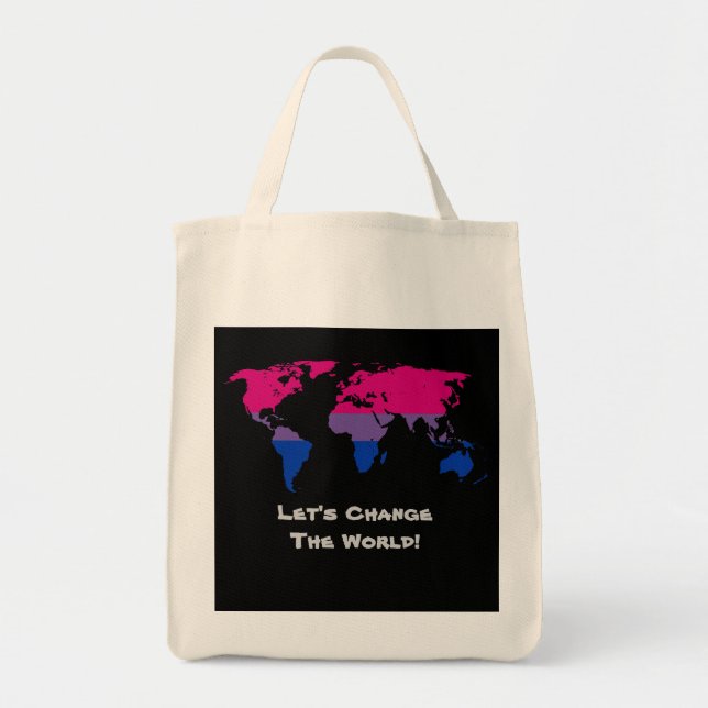 Tote Bag Changeons le monde (Devant)