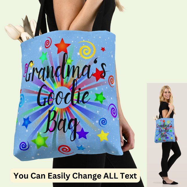 Tote Bag Changer de nom Grand-mère's Goodie Bag Fourre-tout (Créateur téléchargé)