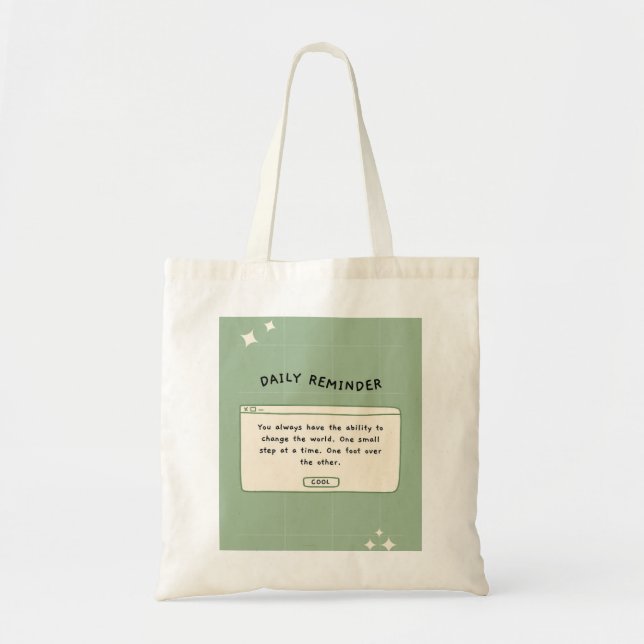 Tote Bag changer le monde fourre-tout (Devant)