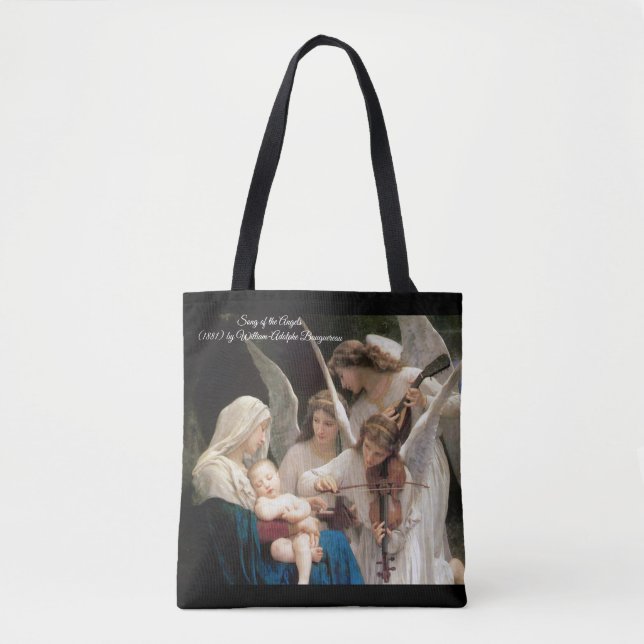 Tote Bag Chanson des Anges Bouguereau (Devant)