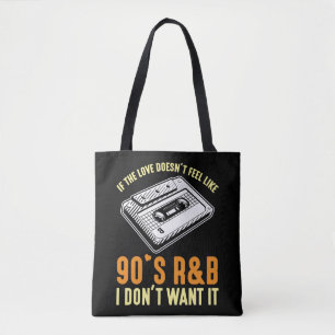 Tote Bag Chanson des années 90 R&B Music Cassette Années 