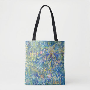 Tote Bag Chanter sa chanson sur l'épaule Fourre-tout