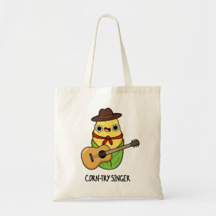 Tote Bag Chanteur de corne Funny Corn Pun