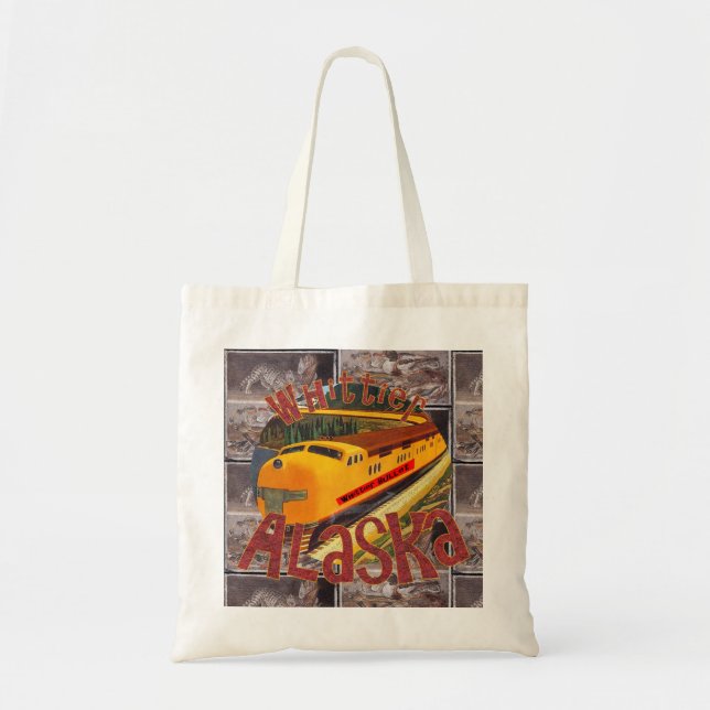 Tote Bag Chanteur de mormon aérien de train à balles Whitti (Devant)