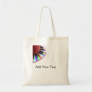 Tote Bag Chaos de clavier lumineux sur le blanc