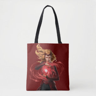Tote Bag Chaos sorcière écarlate magie