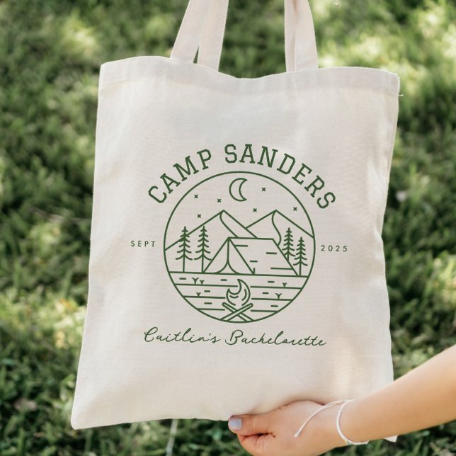 Tote Bag Chapeau de camionnette Bachelorette de camp sur me (Créateur téléchargé)