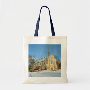 Tote Bag Chapelle Harbison en hiver au Grove City College