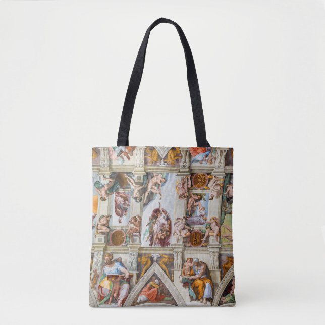 Tote Bag Chapelle Sixtine Michelangelo - Vatican, Rome, Ita (Devant)