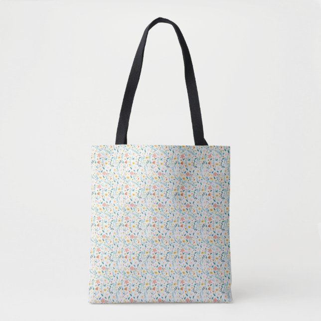 Tote Bag Chaque Fleur Doit Croître À Travers La Sèche (Devant)