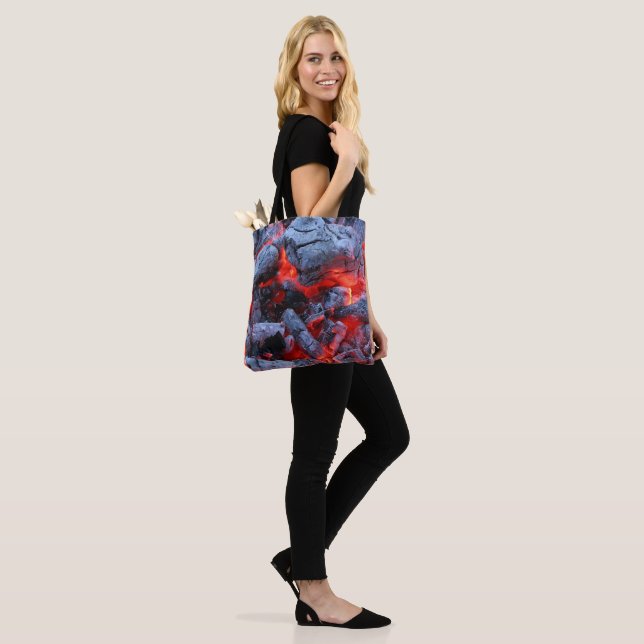 Tote Bag Charbons chauds (Sur le modèle)