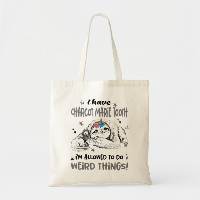 Tote Bag Charcot Marie Mois de la sensibilisation aux dents (Devant)